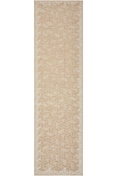 Patio Kudo Cream Natural Modern Indoor Outdoor Geometric Patterned Flatweave Rug